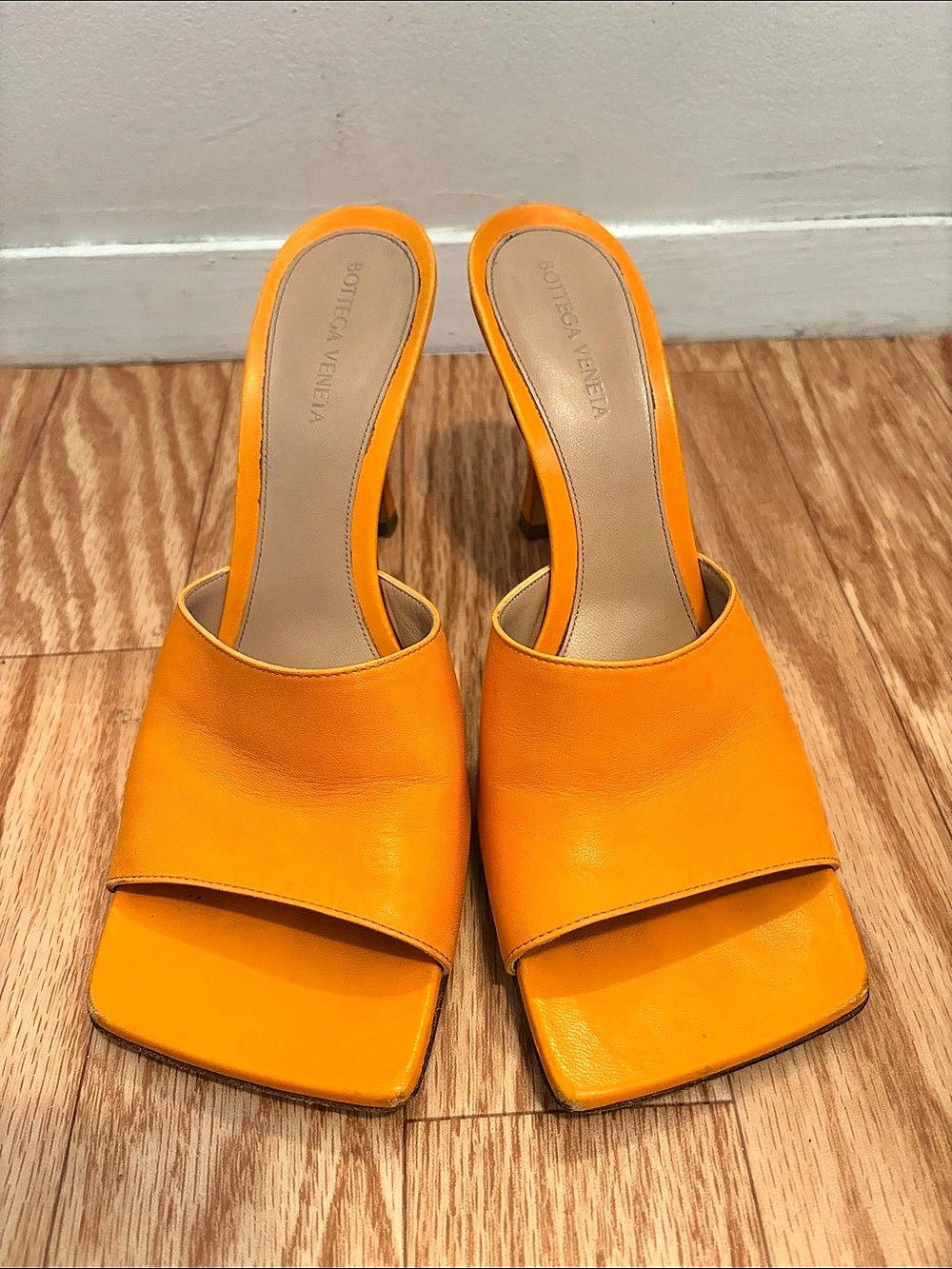 BOTTEGA VENETA Tangerine Stretch Sandal Nappa Leather